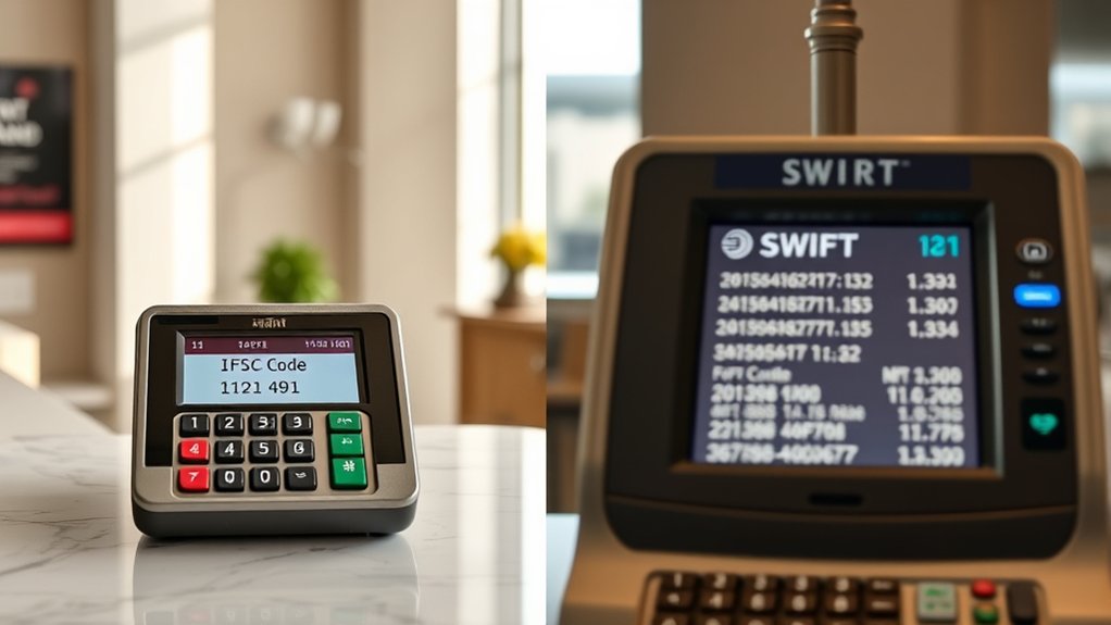 domestic vs international banking codes
