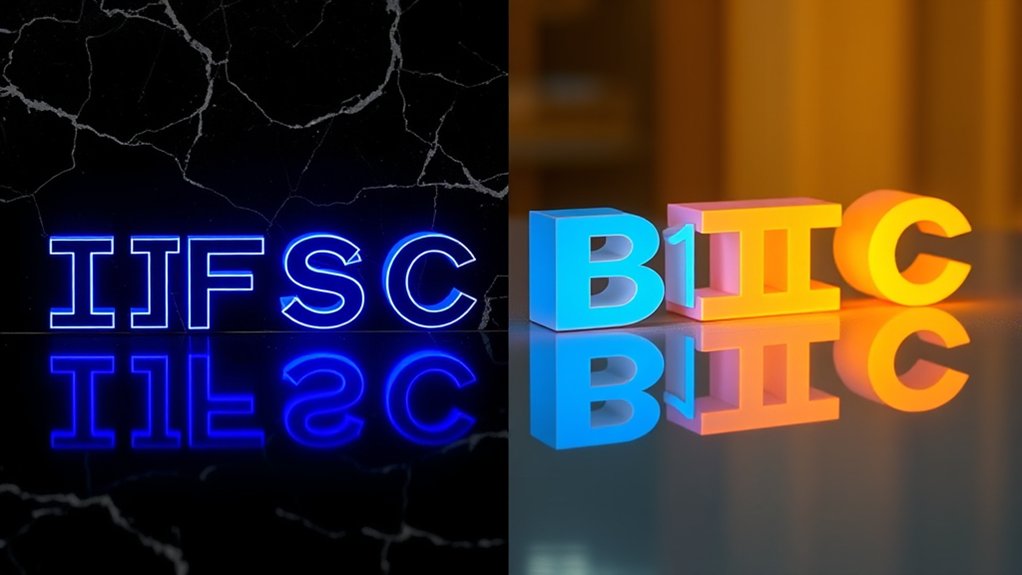 ifsc and bic differences